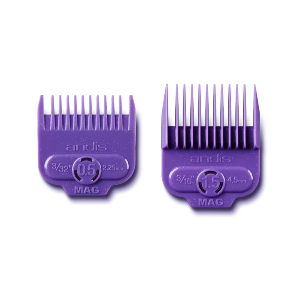 ANDIS MASTER MAGNETIC COMB SET-Size 0.5 & 1.5 (66560)