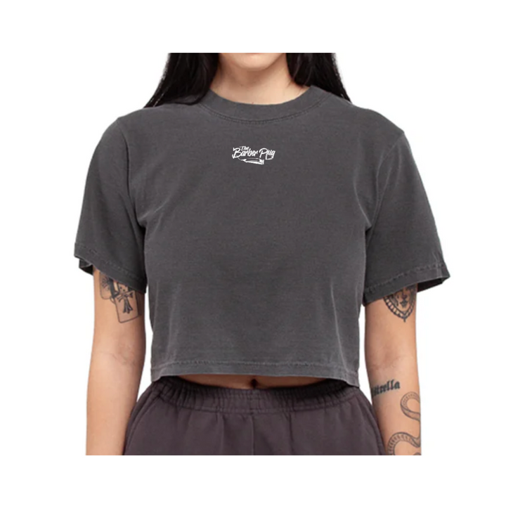 Barber Plug Heavy Weight Women's Crop Top