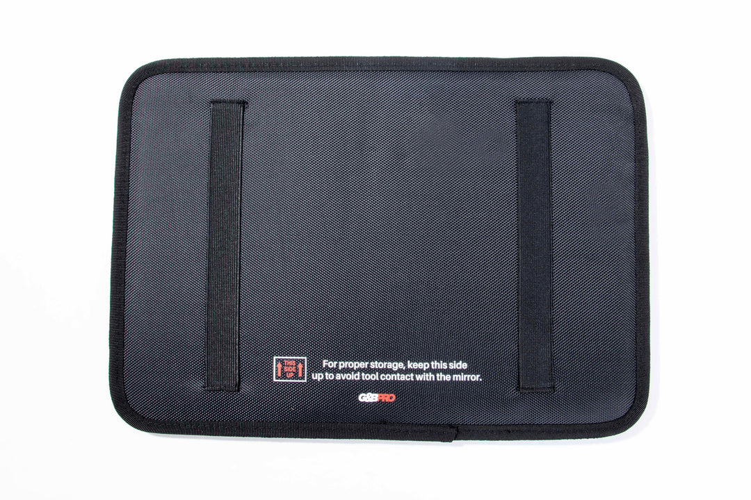 Roller Elite Mobile Workstation with LED Mirror & Extending Tray System – OG Black
