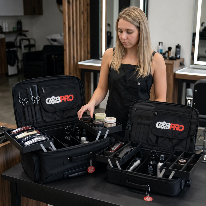 Roller Duo Mobile Workstation with Deep Storage & Extending Tray System – OG Black
