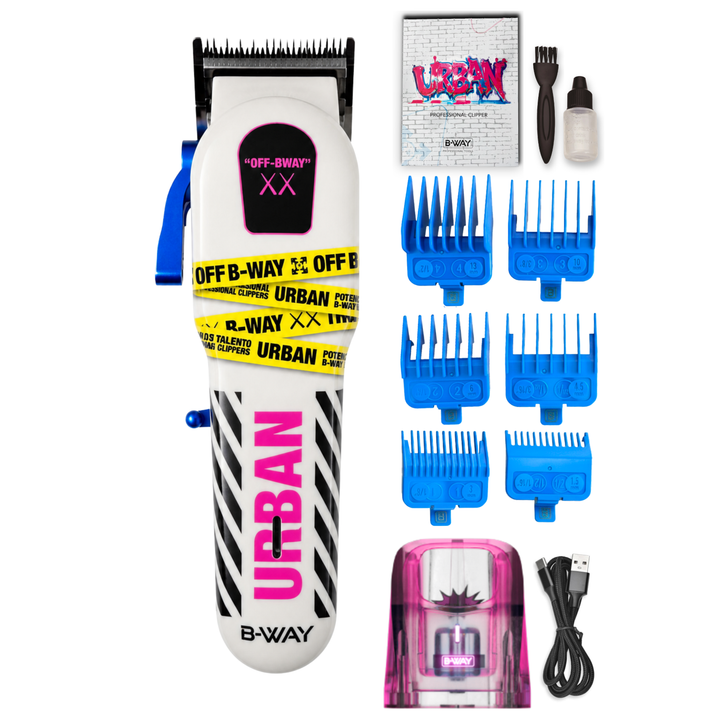 B-WAY NEW URBAN Shorty Professional Cordless Clipper – 8,000 RPM