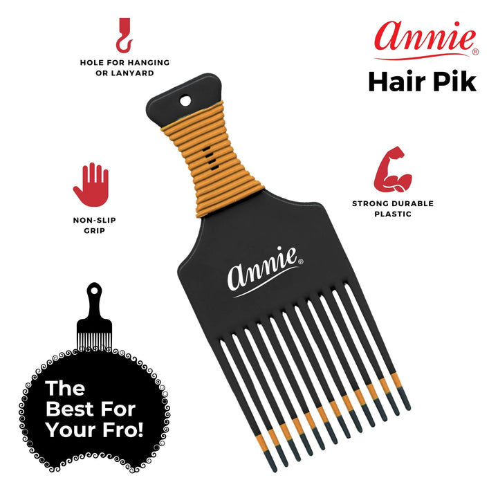 Annie Hair Pik, 1 Count, Assorted Two-Tone