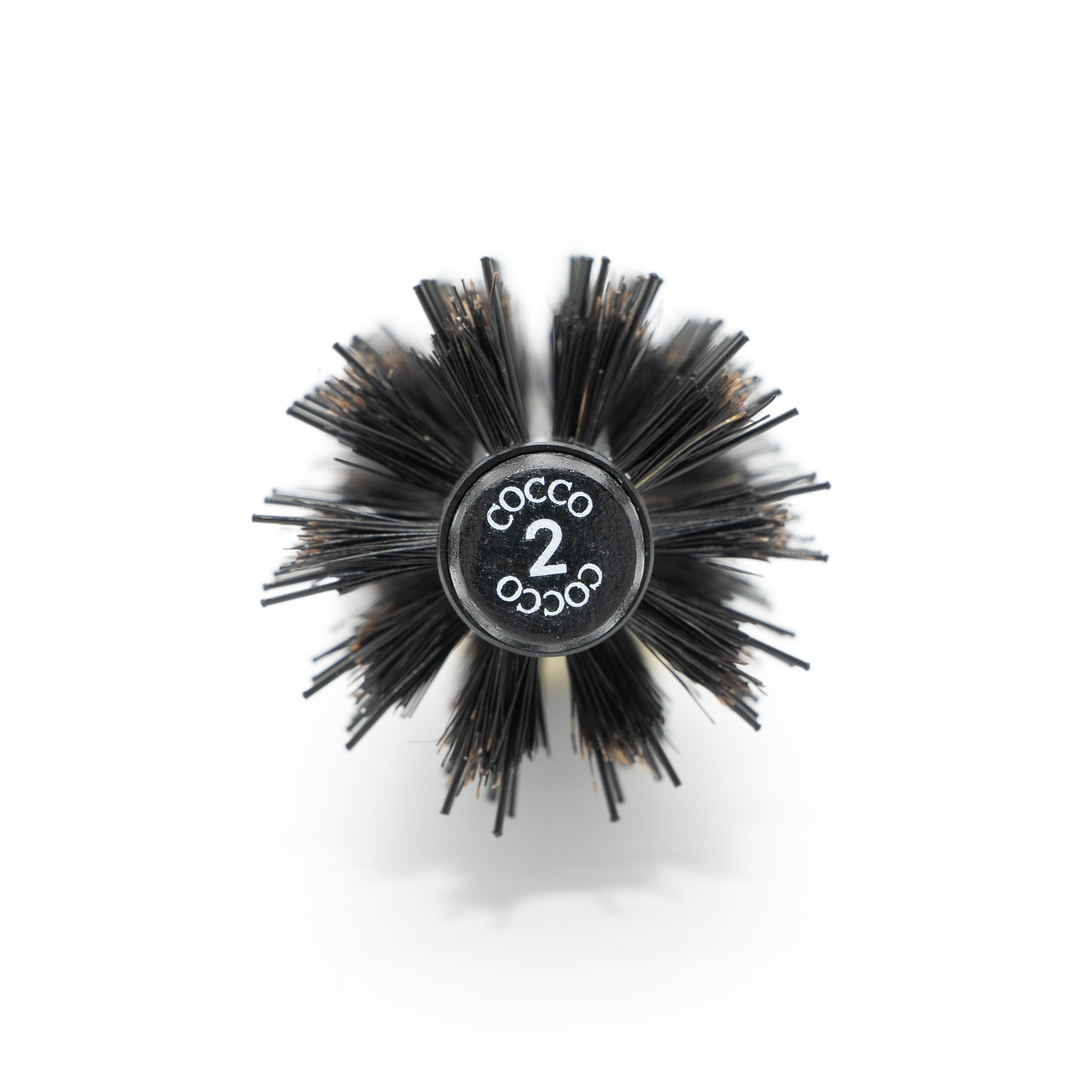 COCCO® Black Series Ceramic Boar Brush (Select Size)