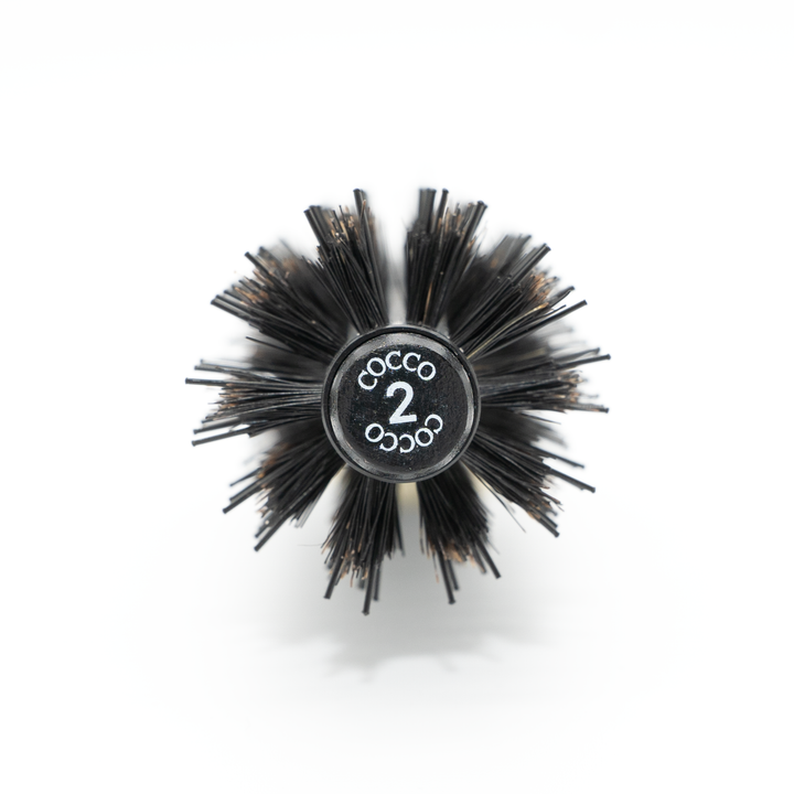 COCCO® Black Series Ceramic Boar Brush (Select Size)