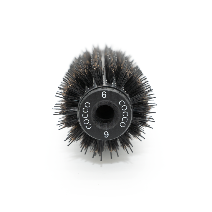 COCCO® Black Series Ceramic Boar Brush (Select Size)