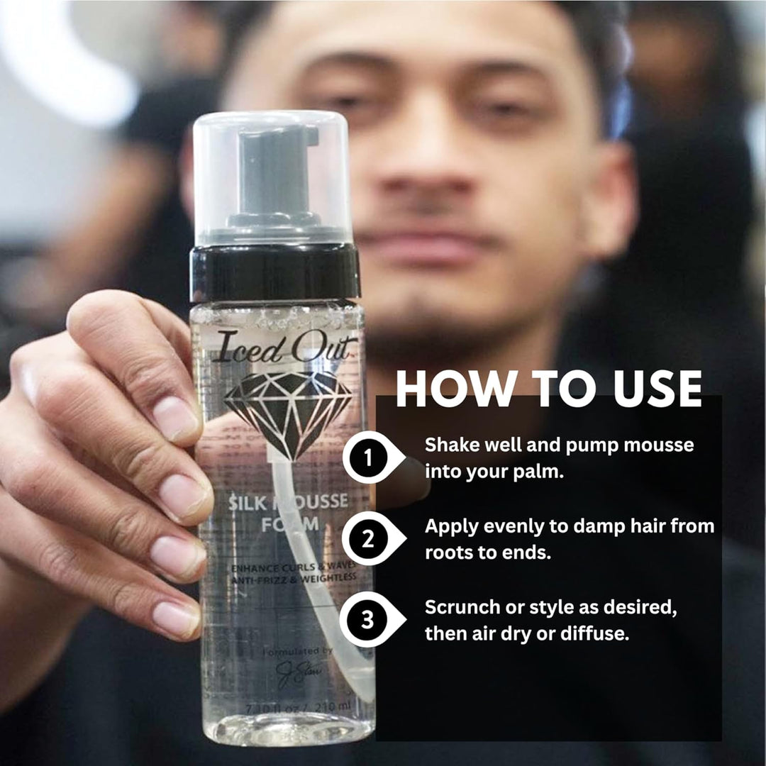 Iced Out Silk Mousse Foam 7.10 fl oz