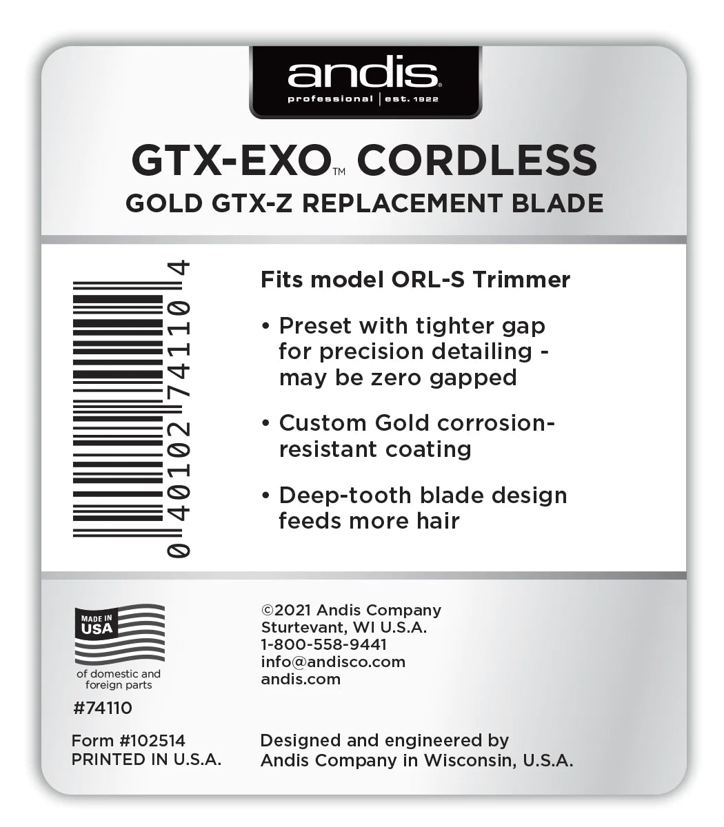 Andis GTX-EXO Blade
