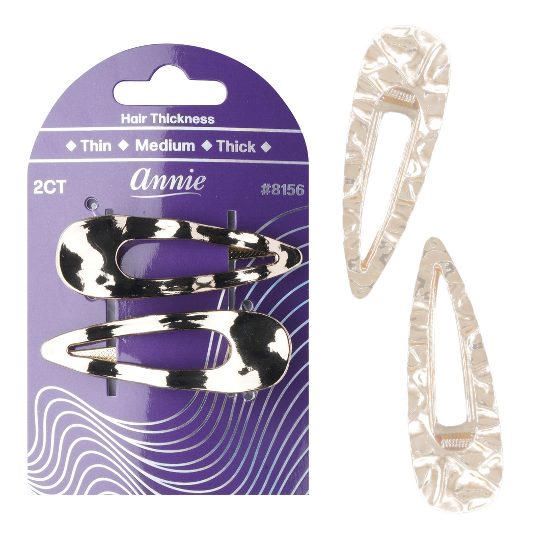 Annie XL Snap Clip, 2 Count Fashion Hair Clip, Rose Gold