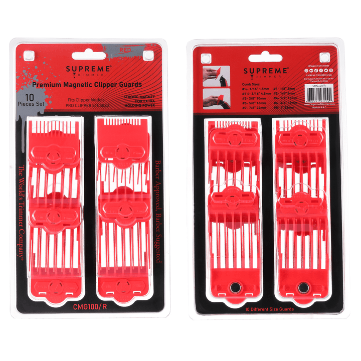 Magnetic/Clip Guards for Clippers (10 piece) CMG100