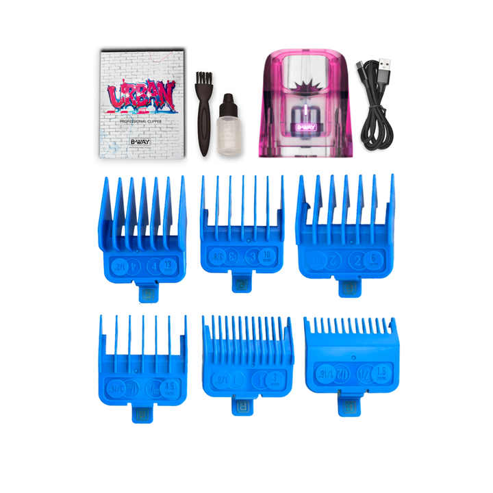 B-WAY NEW URBAN Shorty Professional Cordless Clipper – 8,000 RPM