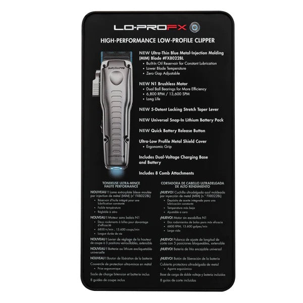 BaBylissPRO FXONE Lo-Pro Clipper | The Barber Plug