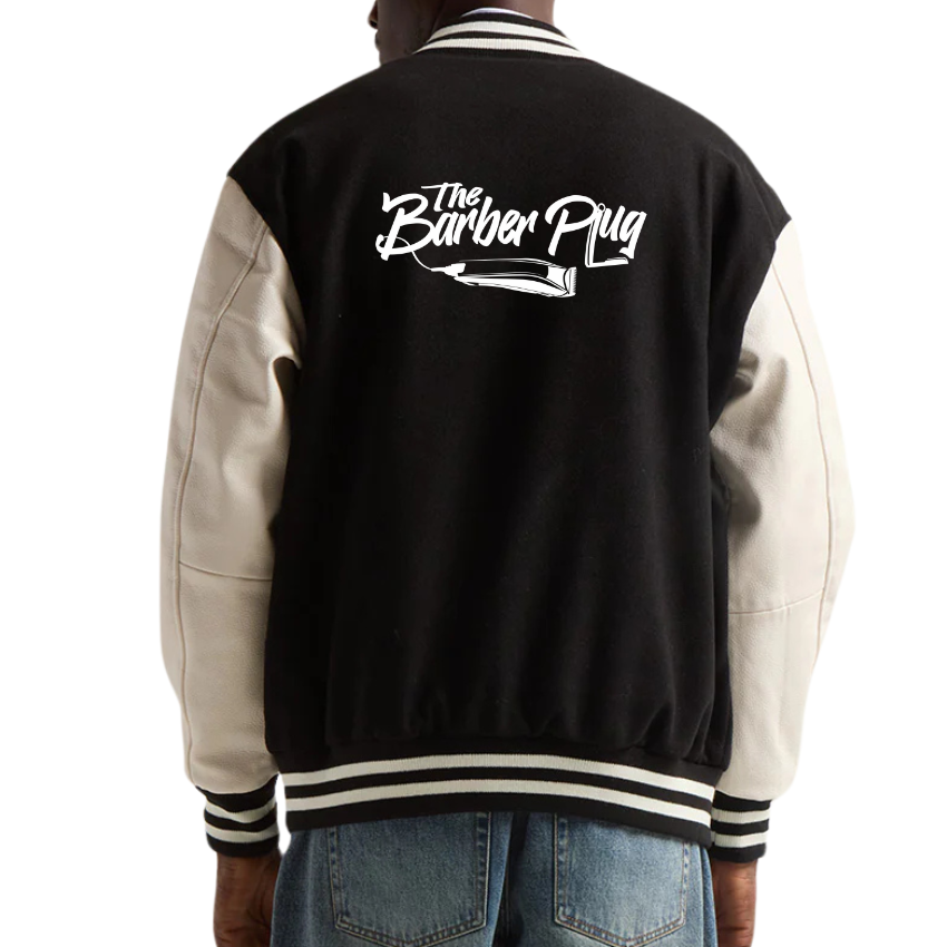 Barber Plug Letterman Jacket