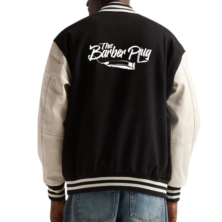 Barber Plug Letterman Jacket