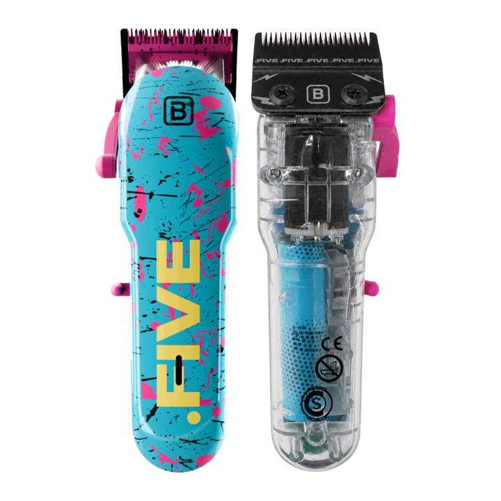 B-WAY NEW FIVE Professional Cordless Clipper – 8,100 RPM