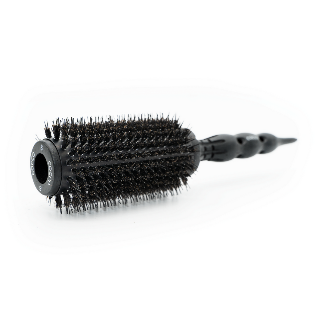 COCCO® Black Series Ceramic Boar Brush (Select Size)