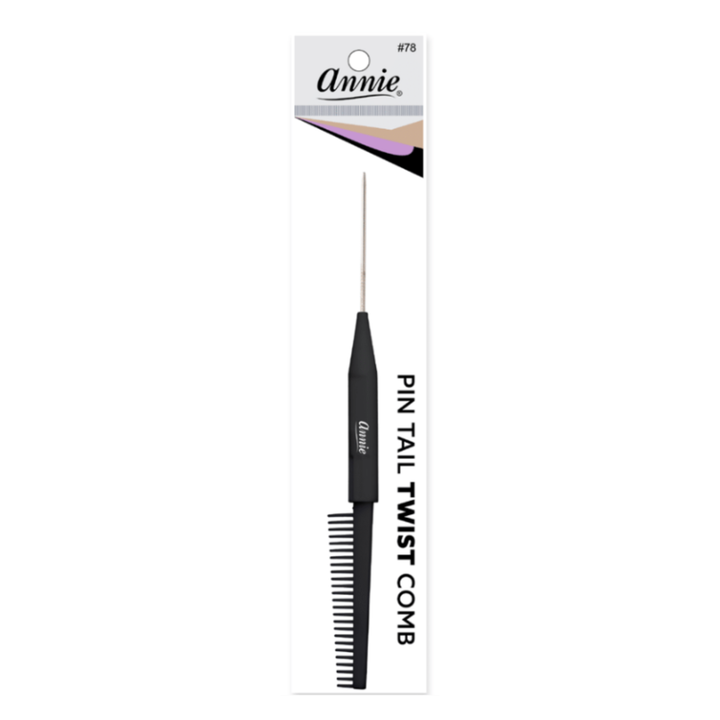Annie Pin Tail Twist Comb, 1 Count, Black