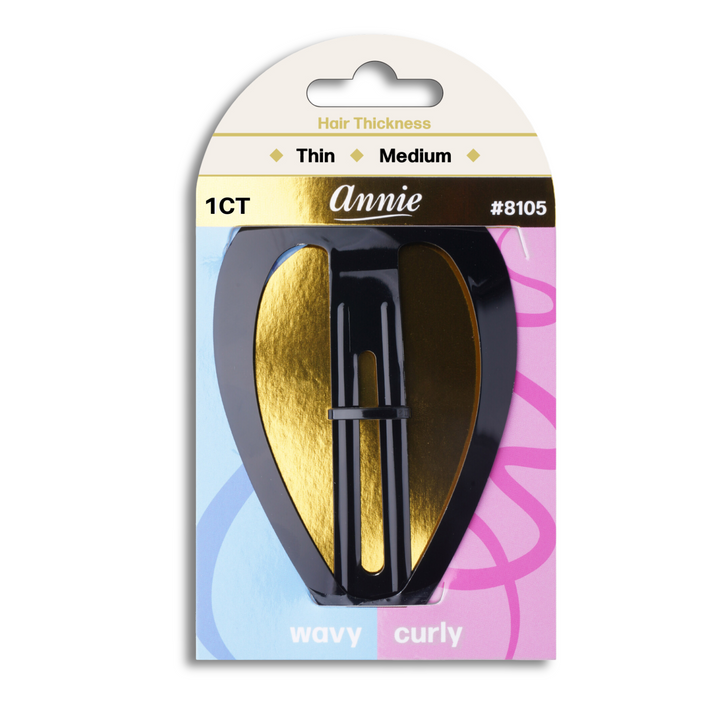 Annie Jumbo Snap Clip 10.5cm, 1 Count, Black