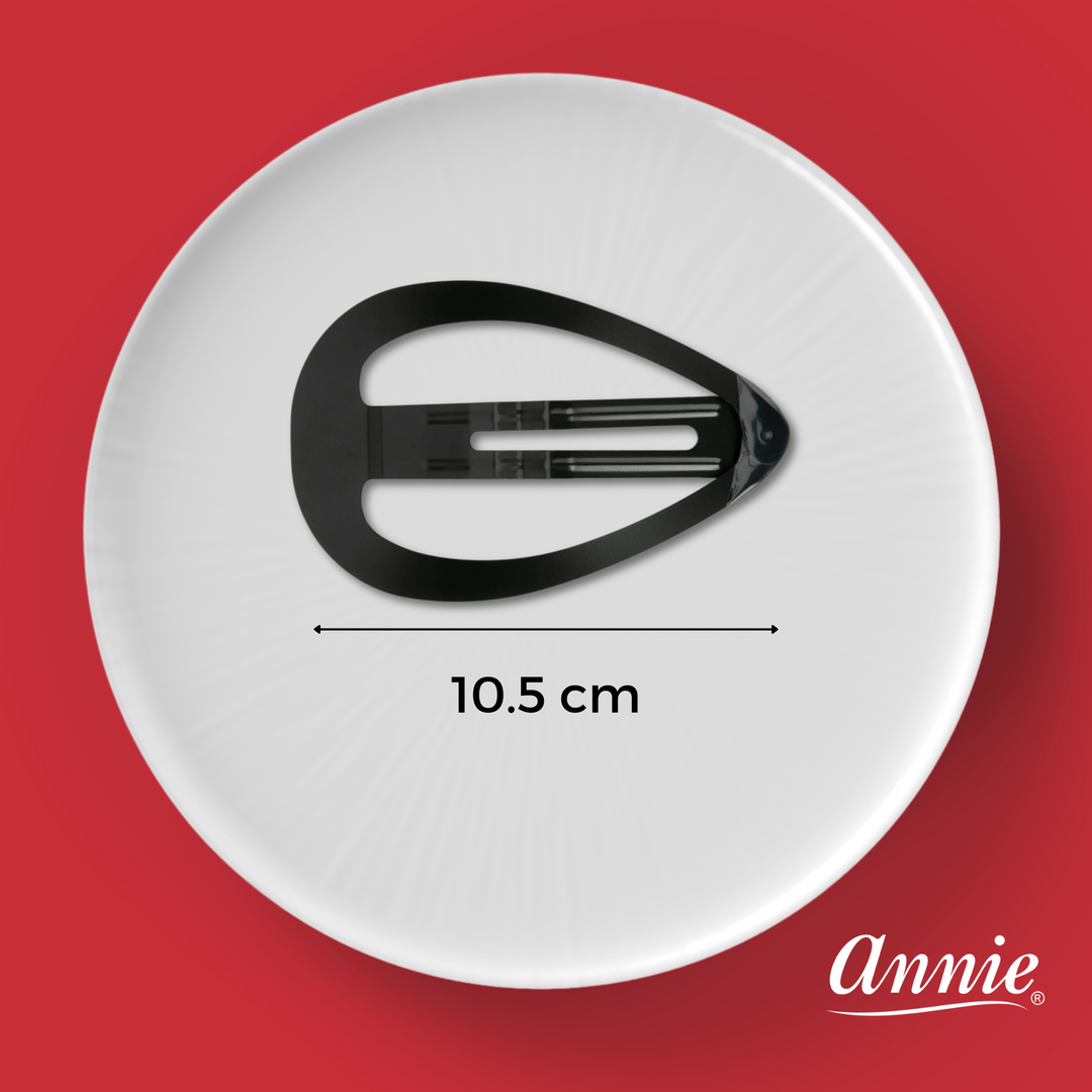 Annie Jumbo Snap Clip 10.5cm, 1 Count, Black