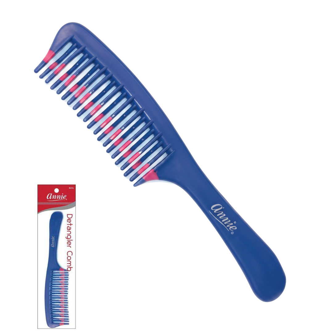 Annie Detangler Comb Two-Tone, 1 Count, Assorted Color