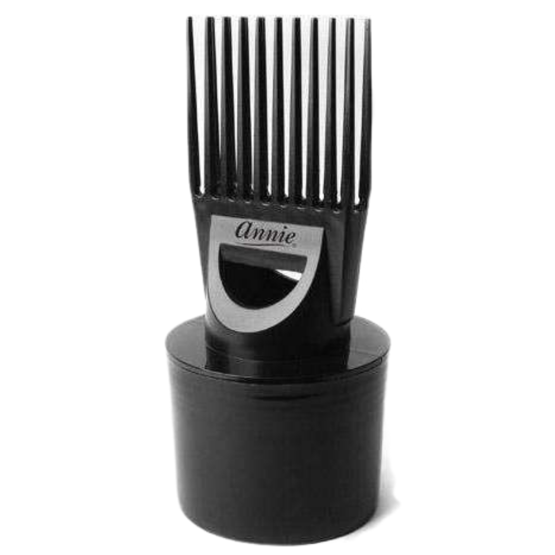 Annie Extra Super Hair Dryer Pik Attachment, 1 Count, Black