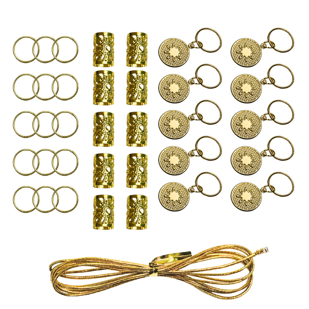 Annie Braid Charm Set, Floral Circle