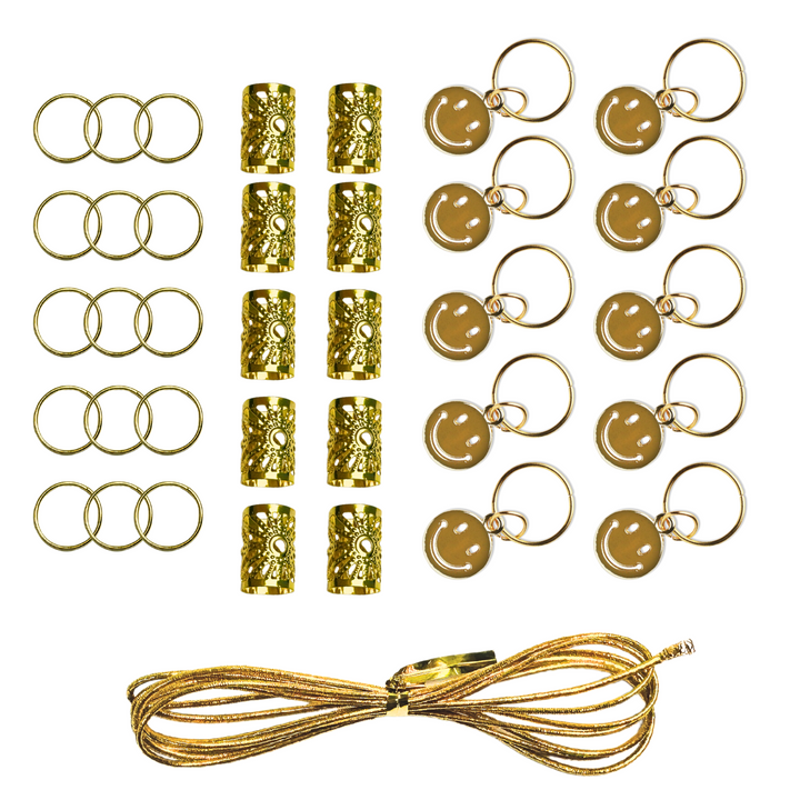 Annie Braid Charm Set, Smiley Face