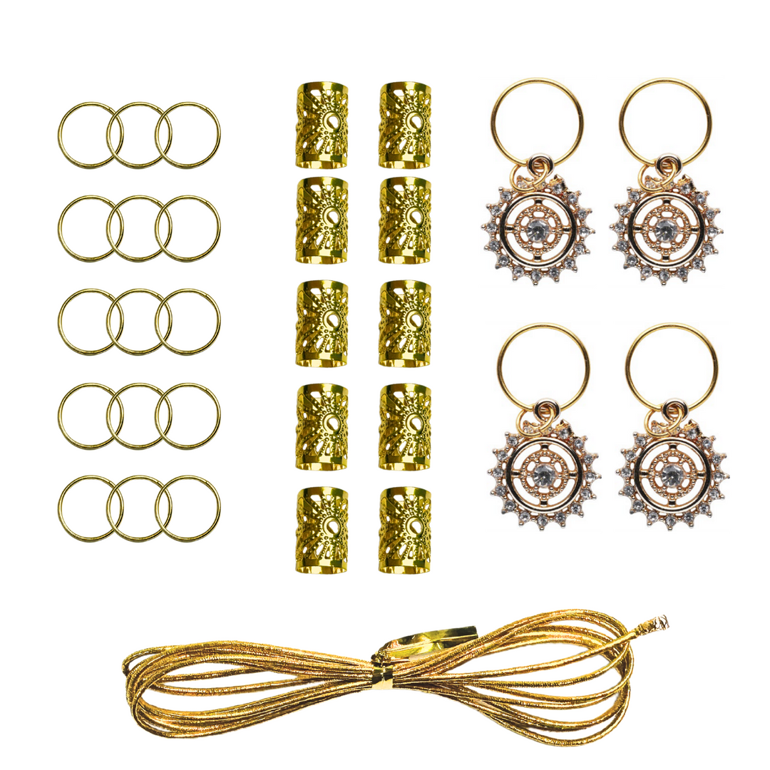 Annie Braid Charm Set, Diamond Circle