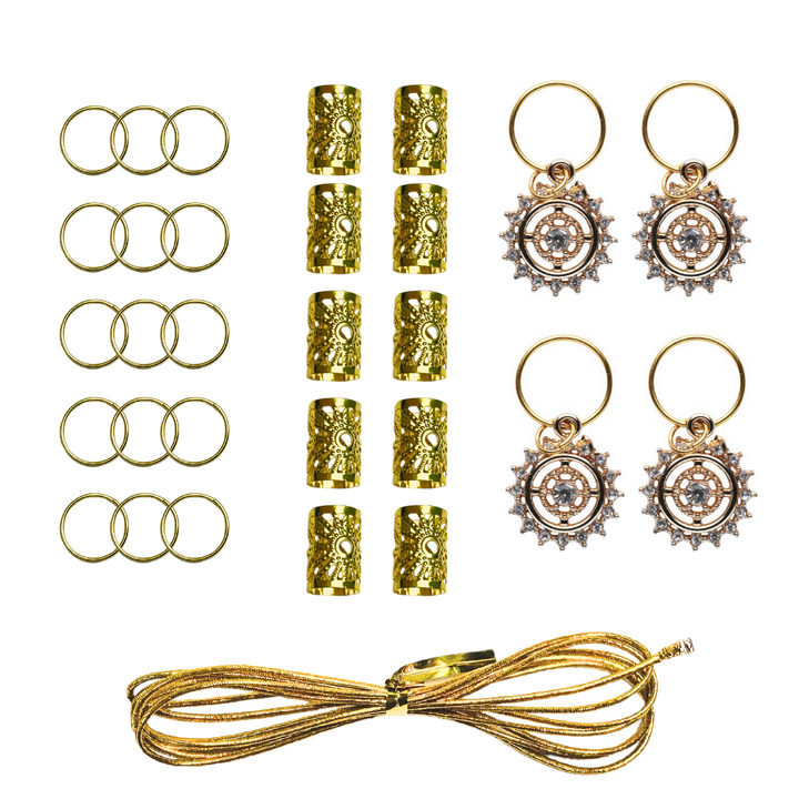 Annie Braid Charm Set, Diamond Circle