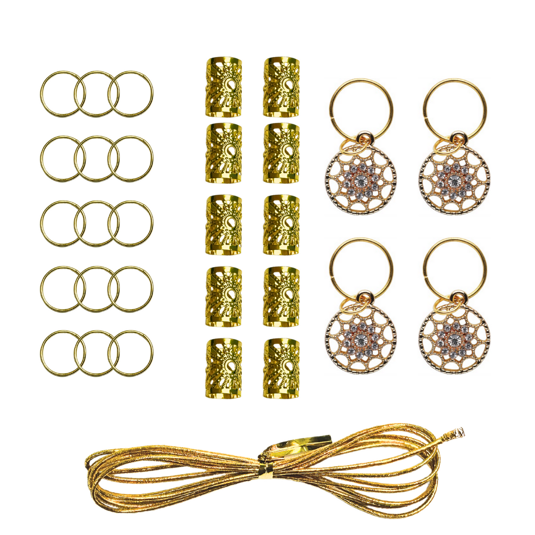Annie Braid Charm Set, Diamond Wheel