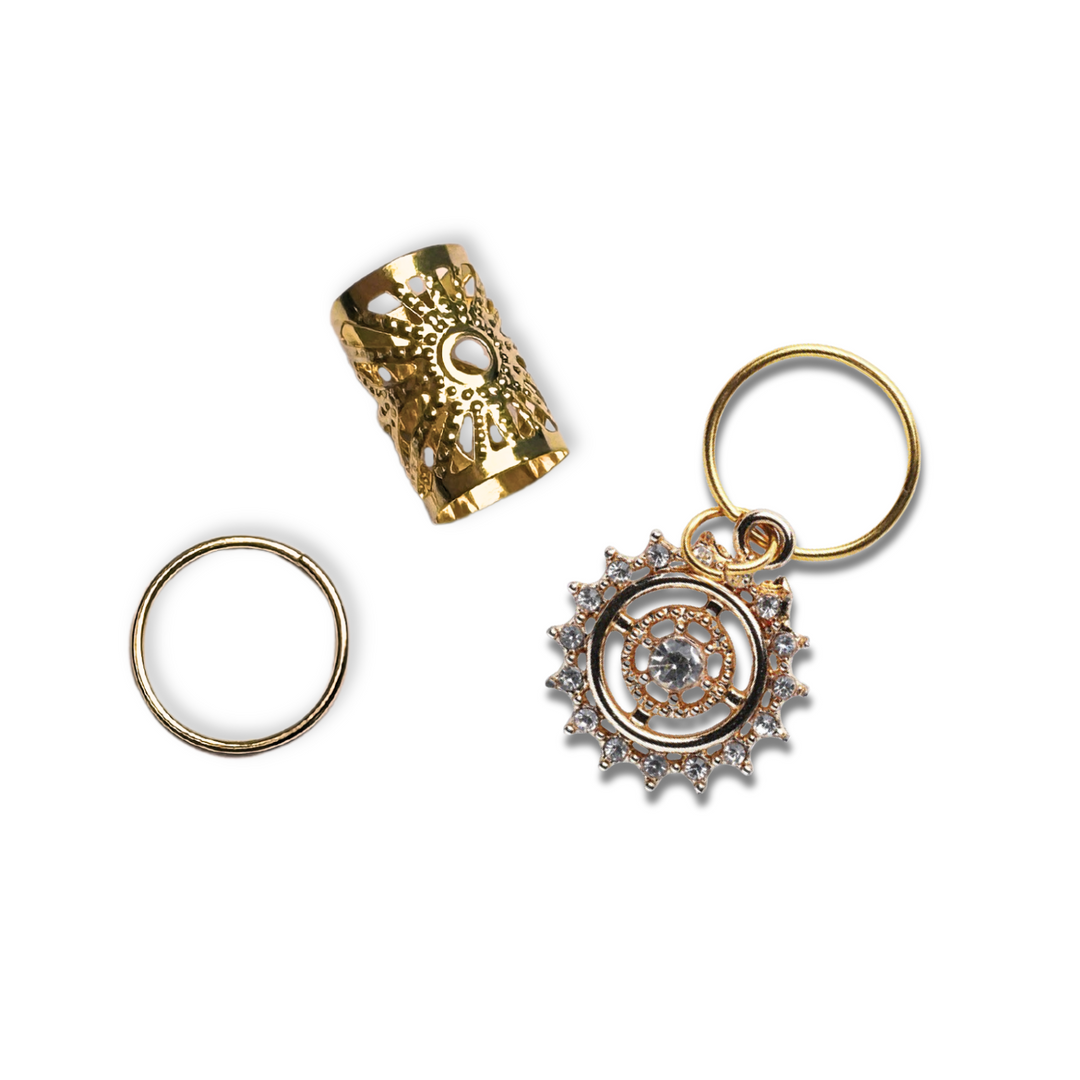 Annie Braid Charm Set, Diamond Circle