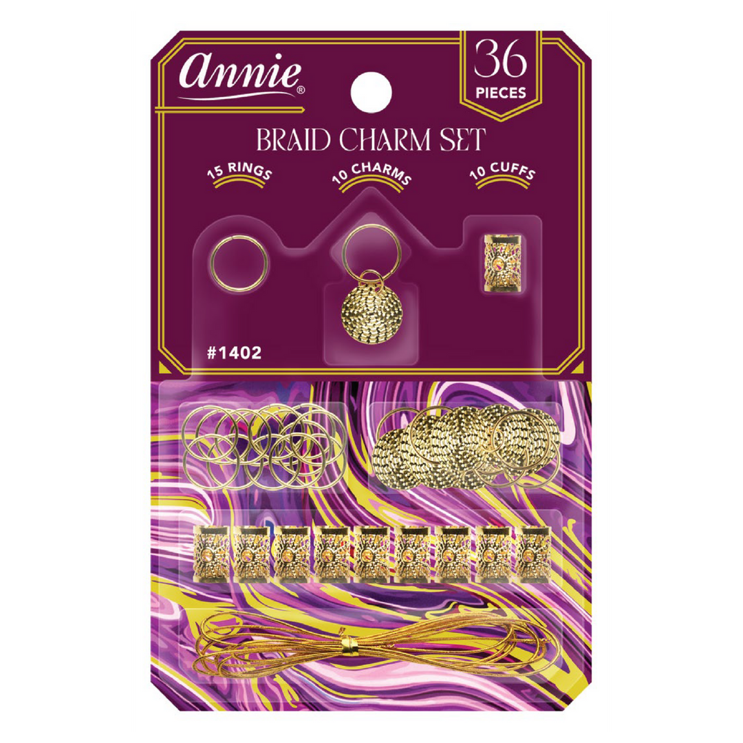 Annie Braid Charm Set, Patterned Circle
