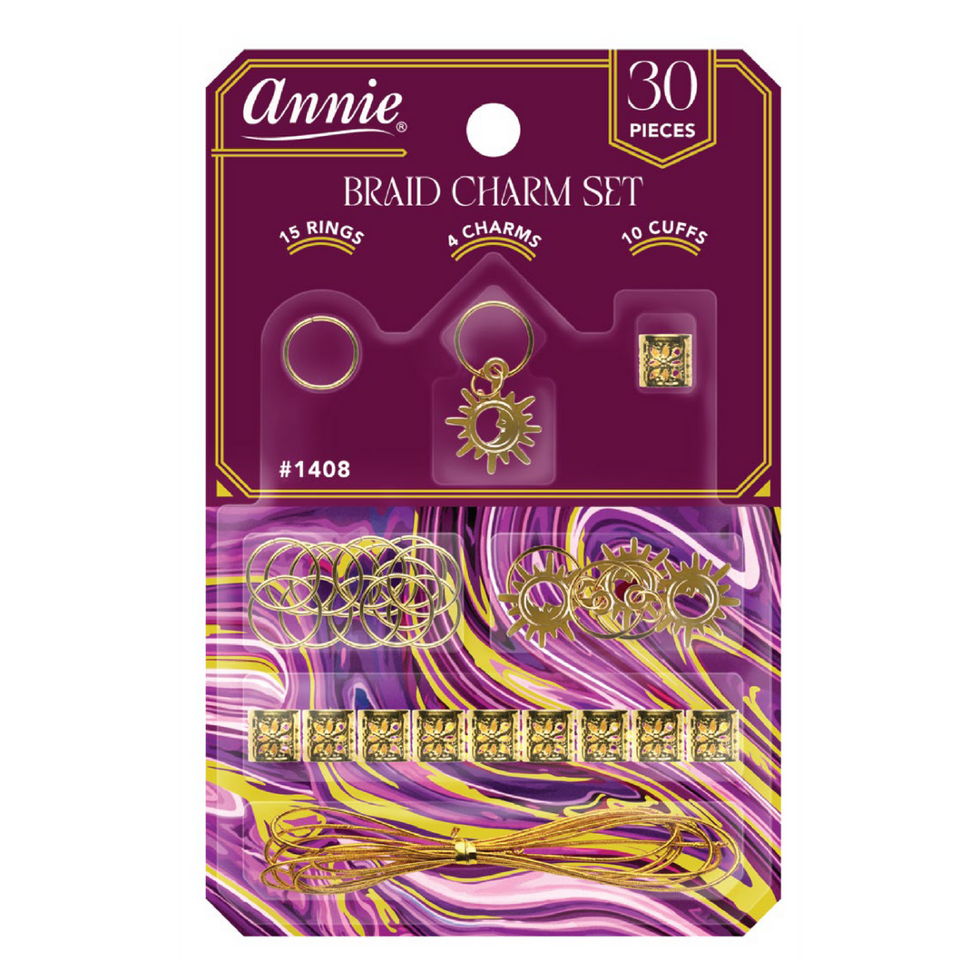 Annie Braid Charm Set, Sun & Moon