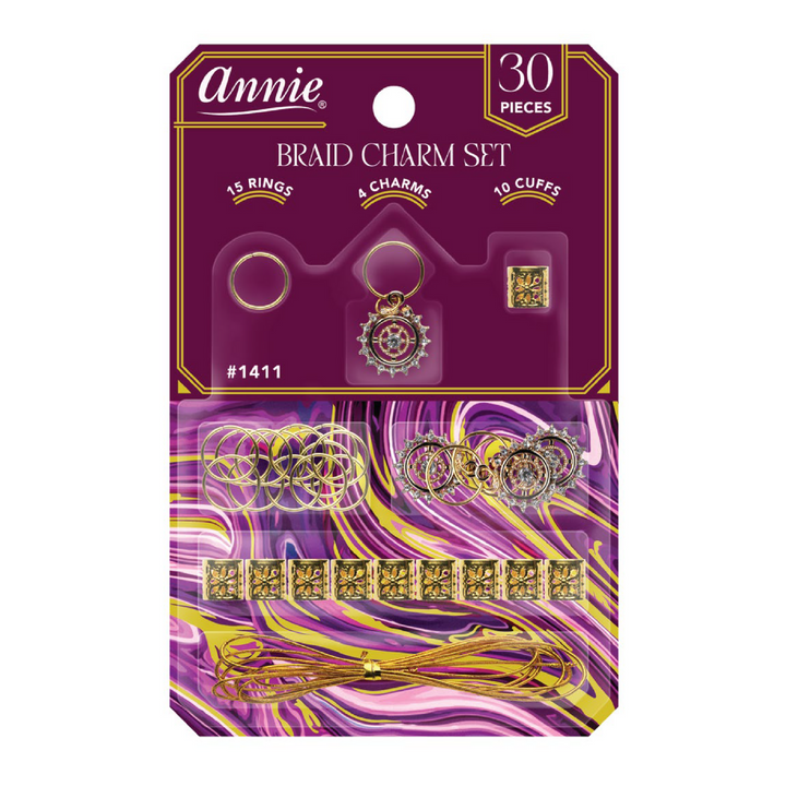 Annie Braid Charm Set, Diamond Circle