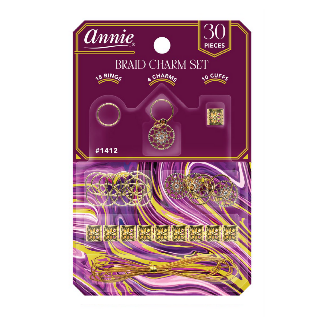 Annie Braid Charm Set, Diamond Wheel