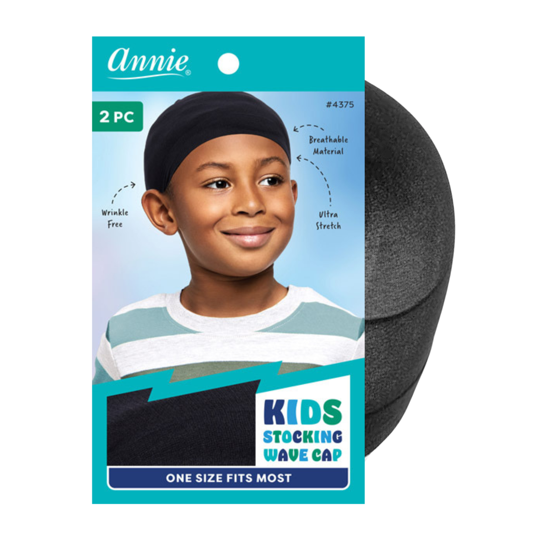 Annie Kid Stocking Wave Cap, 2 Count, Assorted Colors