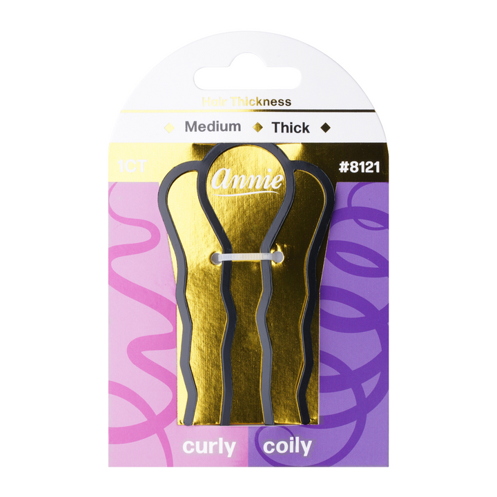 Annie Hair Fork Pin Small, 1 Count, Black