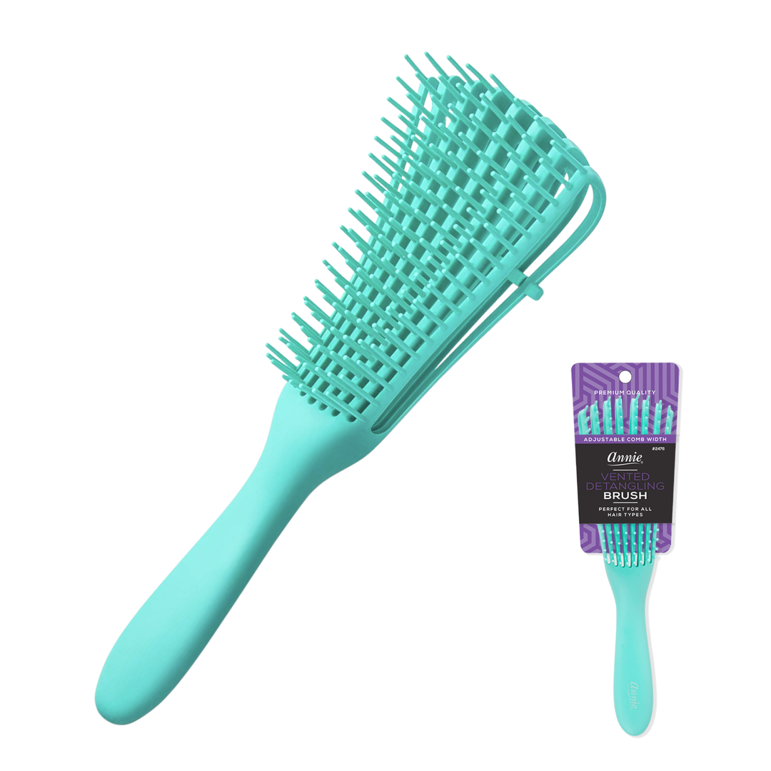 Annie Vented Detangler Brush Large, 1 Count, Assorted Colors