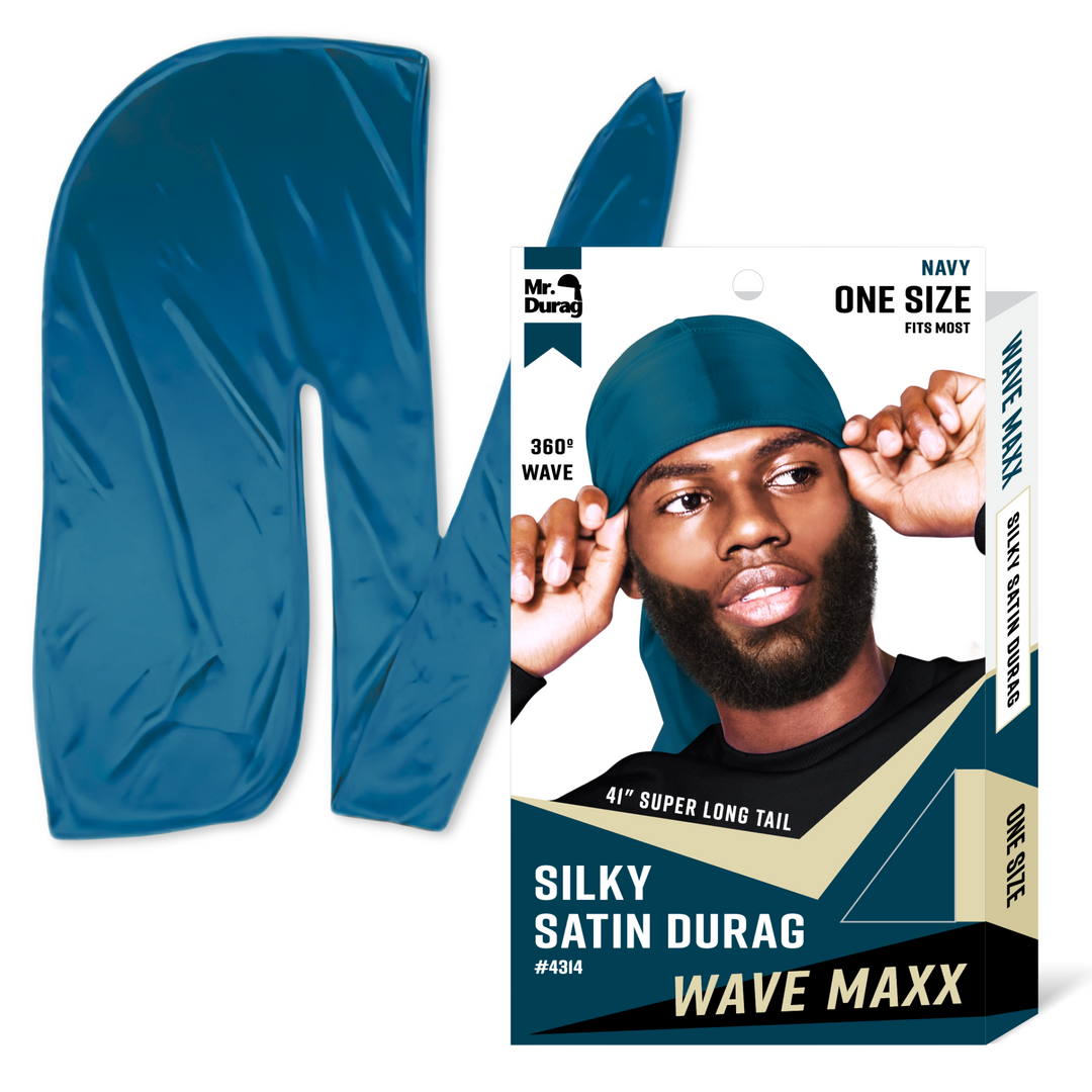 Mr. Durag Wave Maxx Silky Satin Durag, 1 Count, Assorted Colors