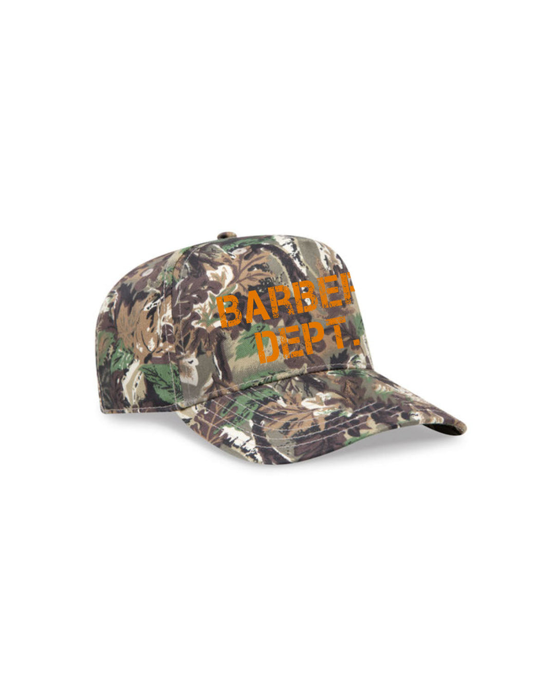 Camouflage Barbers Dept. Hat -  Orange