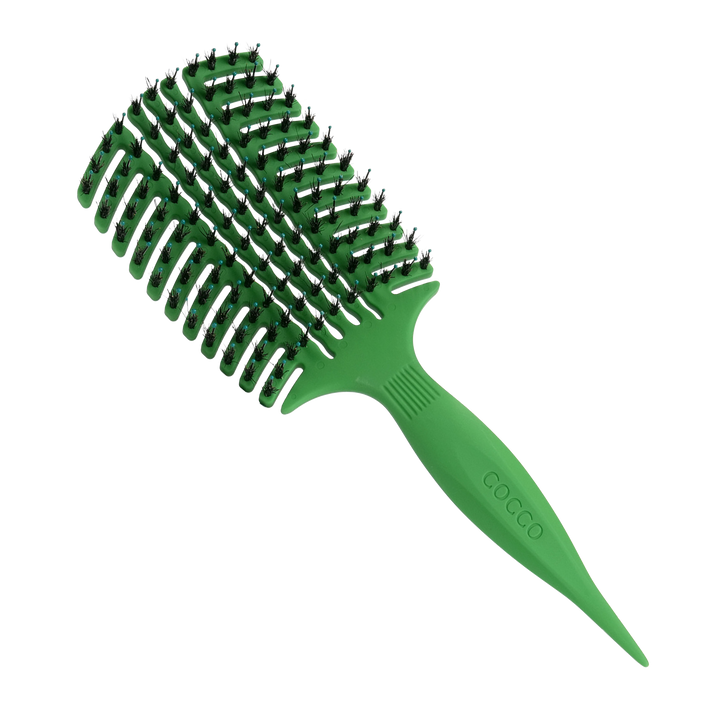 COCCO® Aura Vent Boar Brush (Green)