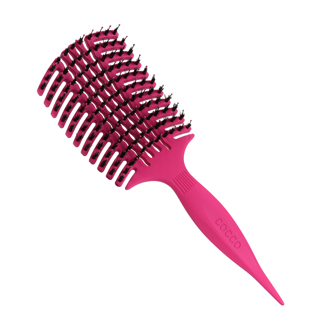 COCCO® Aura Vent Boar Brush (Pink)