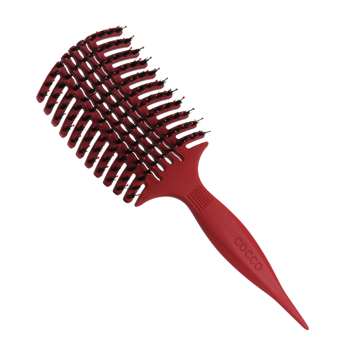 COCCO® Aura Vent Boar Brush (Red)