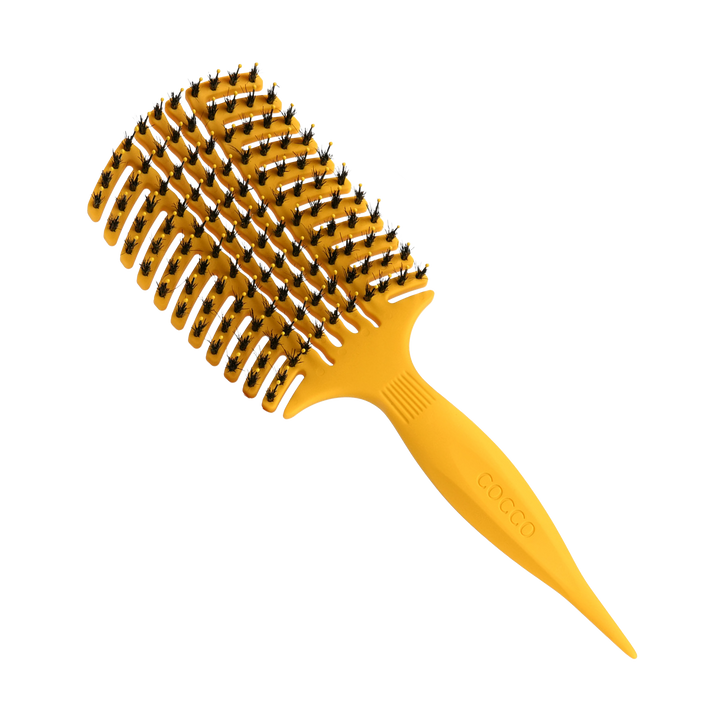 COCCO® Aura Vent Boar Brush (Yellow)