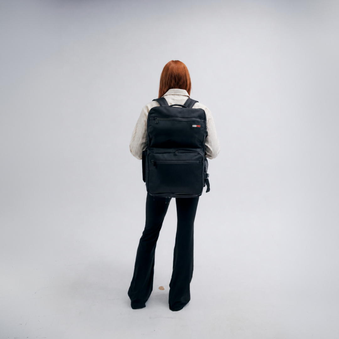 Full Size Mobile Workstation Backpack with Extending Tray System – OG Black
