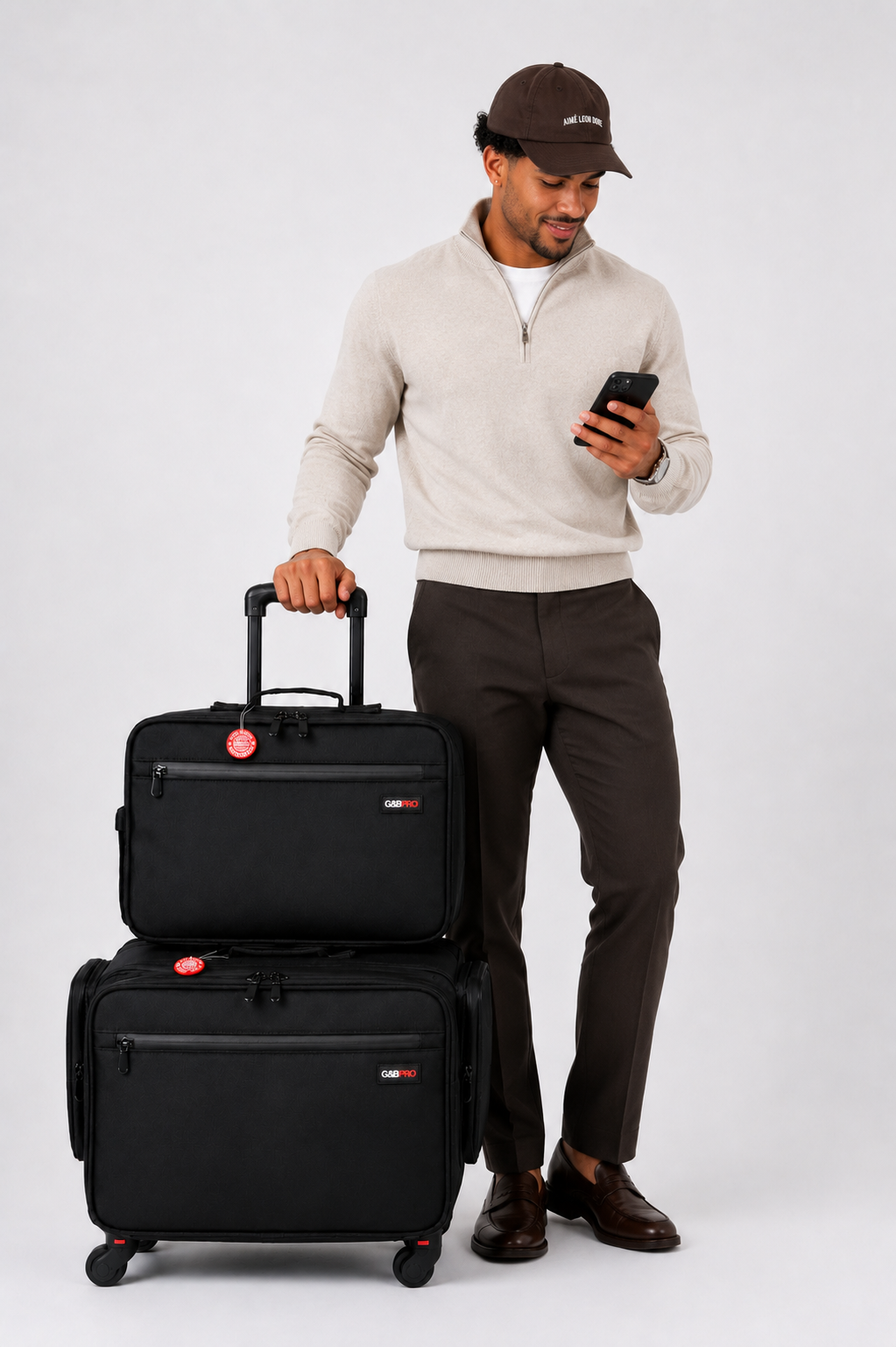 Roller Duo Mobile Workstation with Deep Storage & Extending Tray System – OG Black