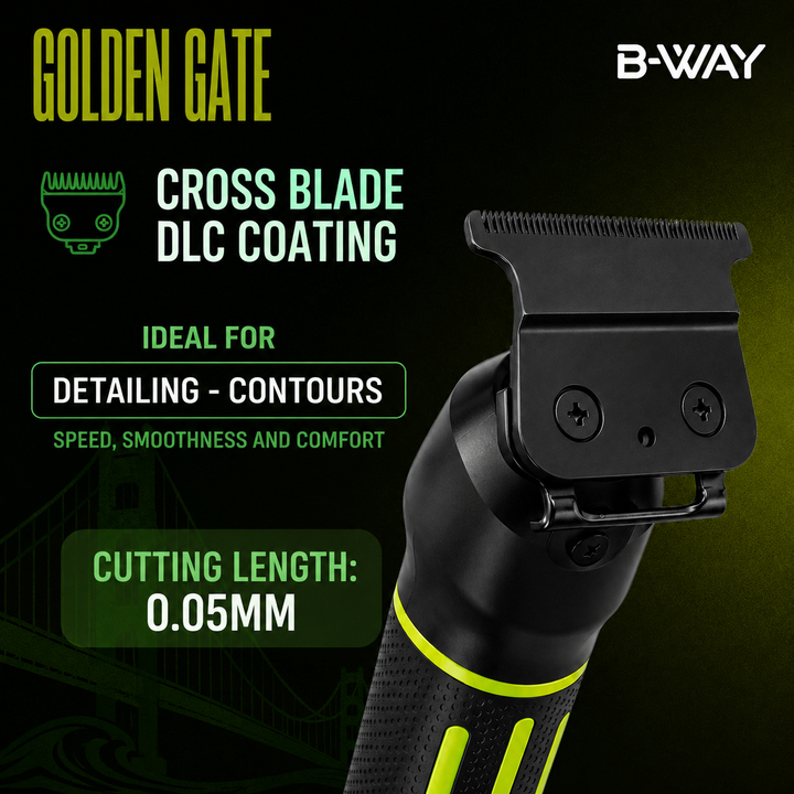 B-WAY Golden Gate Professional Cordless Trimmer – 7,000 RPM