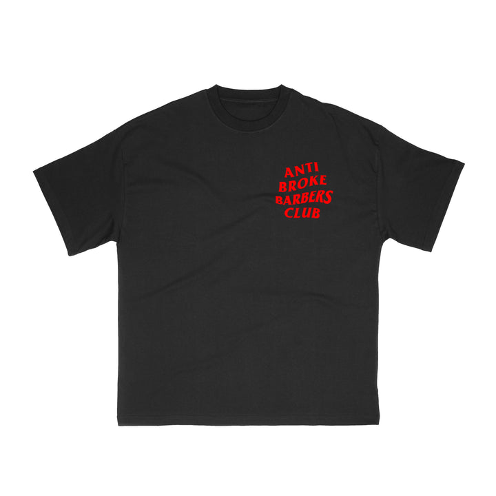 Classic Tee - Black  / Red