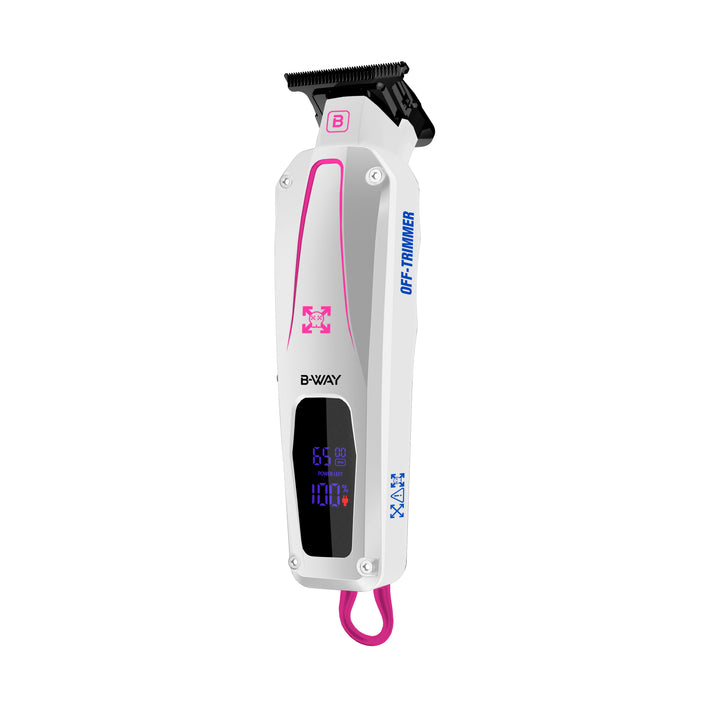 B-WAY CUTZ White Professional Cordless Trimmer – 7,000 RPM