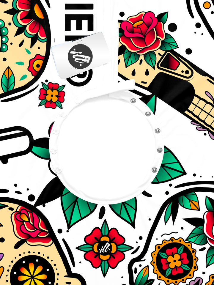 White Day of the Dead PRO Cape