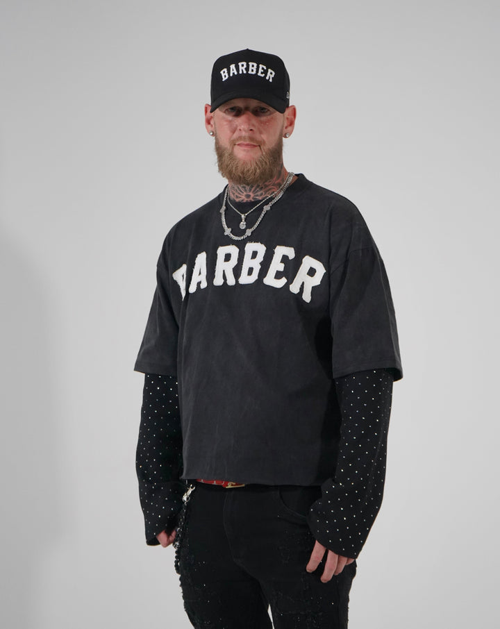 Barber Studded Layered Long Sleeve